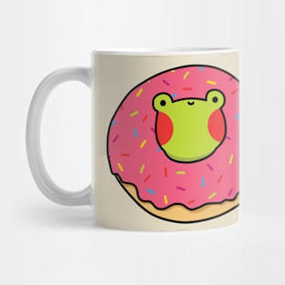 Frog in a yummy donut Mug